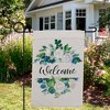 Northlight Mixed Florals "Welcome" Spring Outdoor Garden Flag 18" x 12.5" - 3 of 4
