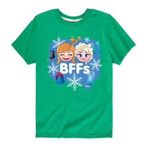 Boys' - Disney - Anna Elsa Bffs Short Sleeve Graphic T-Shirt - 1 of 4