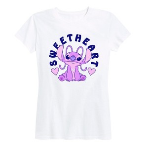 Women's - Lilo and Stitch - Angel Sweetheart Short Sleeve Graphic T-Shirt - 1 of 4
