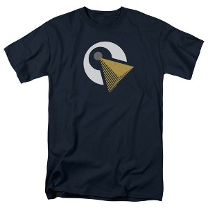 Star Trek Discovery Vulcan Logo Adult T-Shirt Navy - 1 of 4