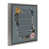 Stupell Industries Amazing Grace Floral Hymn Floating Frame Canvas Art - 2 of 4