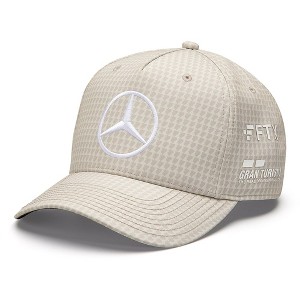 Mercedes AMG Petronas F1 2023 Lewis Hamilton Baseball Hat (Natural) - 1 of 3