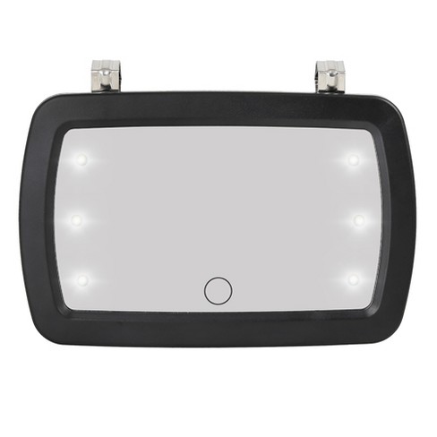 Unique Bargains Car Sun Visor Mirror On Makeup Sun Shading Cosmetic Mirror  With Led Lights : Target