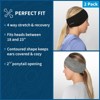 TrailHeads Women's Ponytail Headband for Winter - Moisture Wicking for Running, Sports, Workouts - 2 Pack - 4 of 4