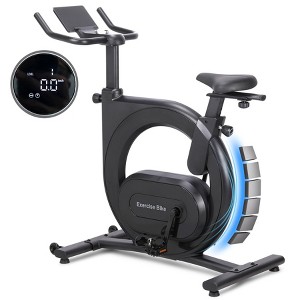 Whizmax Electromagnetic Control Stationary Exercise Bikes for Home Cardio,Cycling Bike with Shuttle Smart Knob,Magnetic Resistance,Low Noise with App - 1 of 4