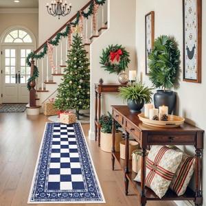 COZONY Machine Washable Boho Faux Wool Low Pile Area Rug - 1 of 4