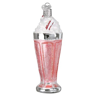 Old World Christmas 4.25 In Milkshake Ornament Ice Cream Treat Tree Ornaments