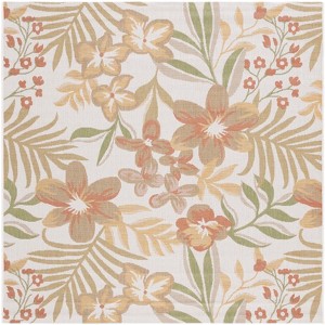 Courtyard CY9433 UV & Stain Resistant Non-Shedding Power Loomed Indoor/Outdoor Rugs - Safavieh - 1 of 4