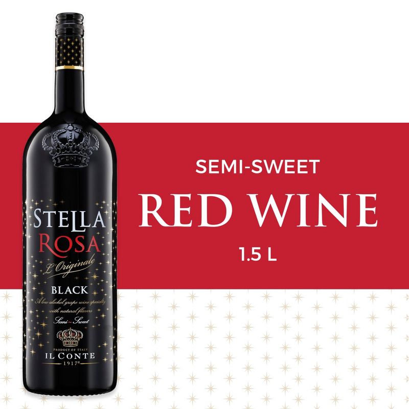 Stella Rosa Black Red Wine - 1.5L Bottle, 3 of 16