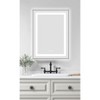 Ridstar 24 in. W x 30 in. H Gray Rectangular Bathroom Mirror with LED Lights - 2 of 3