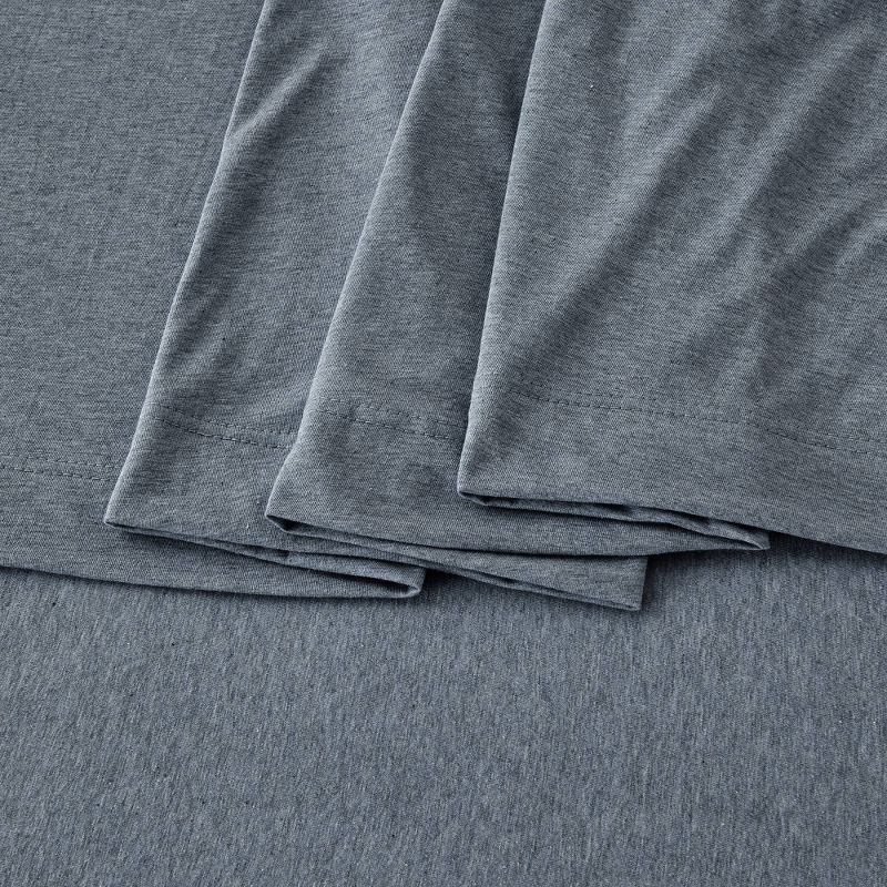 Super Soft T-Shirt Jersey Knit Sheet Set - Isla Jade, 6 of 8