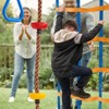 VEVOR Ninja Warrior Obstacle Course for Kids, 2 x 60 ft Weatherproof Slacklines, 500lbs Weight Capacity Monkey Line, Outdoor Playset Equipment - 2 of 4