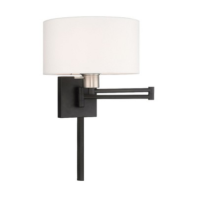 Livex Lighting 1 - Light Wall Light in  Black
