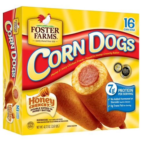 Foster Farms Frozen Chicken Corn Dogs - 42.72oz/16ct : Target