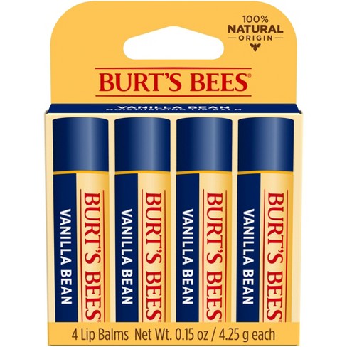 Burt's Bees Lip Balm Set - Vanilla Bean - 4ct/0.6oz each - image 1 of 4