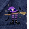 Linum Home Textiles 100% Turkish Cotton Unisex Terry Embroidered Bath Robe - Hat-Broom-Legs - 3 of 3