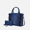 MKF Collection Liora Women's Croc Embossed Tote & Wallet Set Functional by Mia K - 2 of 4