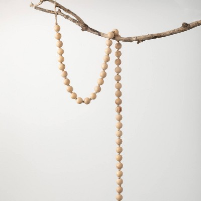 Sullivans Beaded Wood Garland