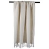 50"x60" Hexagon Throw Blanket White - Design Imports: Cotton Woven, Hypoallergenic, Midweight Fabric, Machine Washable - 4 of 4