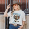 Simply Sage Market Women's Wildflowers Cowgirl Dreams Short Sleeve Garment Dyed Tee - 2 of 4