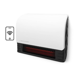 Heat Storm A-1500-SED-WI Sedona WiFi Infrared Wall Mountable Heater White - 1 of 4