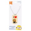 Despicable Me Dog Tag Necklace - I Love Minions - 2 of 4