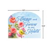 Briarwood Lane Everyday Art Sign 8.25x10.25 Always and Forever Flowers Bereavement Art Sign - 2 of 4