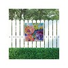 Cottage Garden West of The Wind FABULOSO Pink, Purple, Blue 24 x 24 Inch Waterproof Gallery Wrapped Canvas, Outdoor Garden, Yard, Patio All Weather - 2 of 2