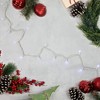 Northlight 100ct Pure White LED Wide Angle Christmas Lights, 33ft White Wire - 2 of 4
