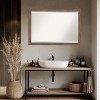 Amanti Art Pia Medium Brown Narrow Beveled Framed Bathroom Vanity Wall Mirror - 4 of 4