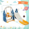 Toddler Playset with Slide,Toddler Slide,Slide for Kids with Basketball Hoop, Kids Slide Toddler Playground Toddler Slide Indoor Outdoor Toys - 4 of 4