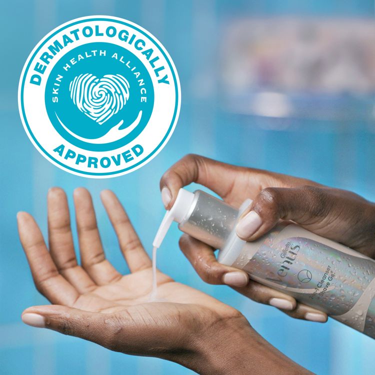 Venus for Pubic Hair and Skin Women's 2-in-1 Cleanser + Shave Gel - Unscented - 6.42oz, 6 of 8