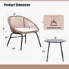 Lausaint Home 3-piece Wicker Bistro Set - 4 of 4