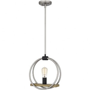Quoizel Lighting Sterling 1 - Light Pendant in  Brushed Nickel - 1 of 4