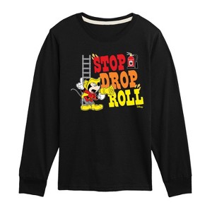 Boys' - Disney - Firefighter Mickey Long Sleeve Graphic T-Shirt - 1 of 4