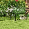 Costway Decorative Garden Fence with 8 Panels Outdoor Animal Barrier Landscape Border - 4 of 4