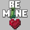 Women's Minecraft Be Mine Creeper T-Shirt - 2 of 4
