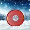 Babybird Investments Super Saucer 28 Inch Round Snow Sled | Red | Manufactured here in the USA - 4 of 4