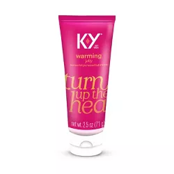K-Y Warming Water-Based Jelly Personal Lube - 2.5oz