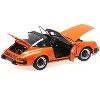 1983 Porsche 911 Carrera Targa 3.2 Orange 1/18 Diecast Model Car by Minichamps - 3 of 4