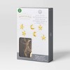 10ct LED Battery Operated Mercury Star and Moon Christmas Indoor/Outdoor Novelty String Lights Warm White with Silver Wire - Wondershop™ - 4 of 4