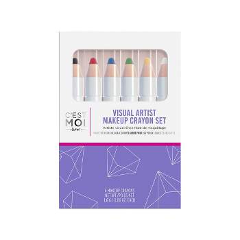 C'est Moi Visual Artist Makeup Crayon Set - 6ct - 0.060z