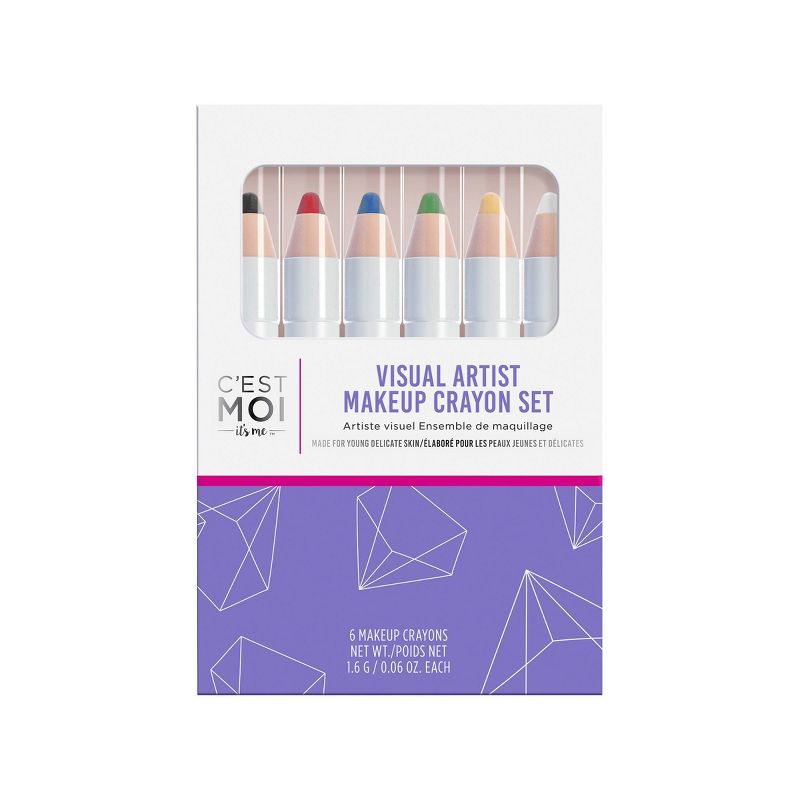 C&#39;est Moi Visual Artist Makeup Crayon Set - 6ct - 0.060z, 1 of 5