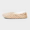 Women's Faux Fur Cozy Pull-On Slipper Socks with Grippers - Auden™ - 2 of 4