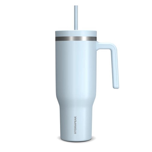 Hydrapeak Voyager 40oz Tumbler With Handle And Straw Powder Blue : Target