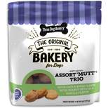 Three Dog Bakery Assorted "Mutt" Trio Chewy with Peanut Butter, Carob and Vanilla Flavor Dog Treats