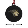 Lindenwood University Primary Logo Aluminum Holiday Christmas Tree Ornament - 3 of 4