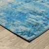 Captiv8e Designs Navarre Distressed Glacial Abstract Beige/Blue Indoor/Outdoor Area Rug - 4 of 4