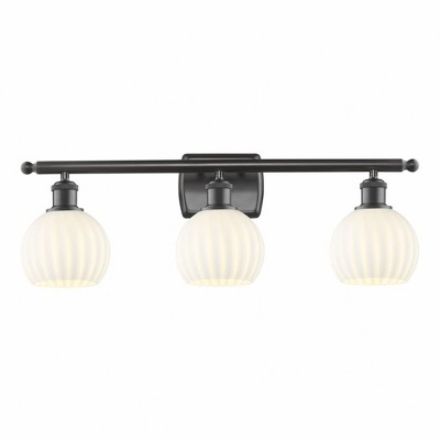 White Venetian - 3 Light Bath Vanity In Modern Style-9 Inches Tall and 26 Inches Wide