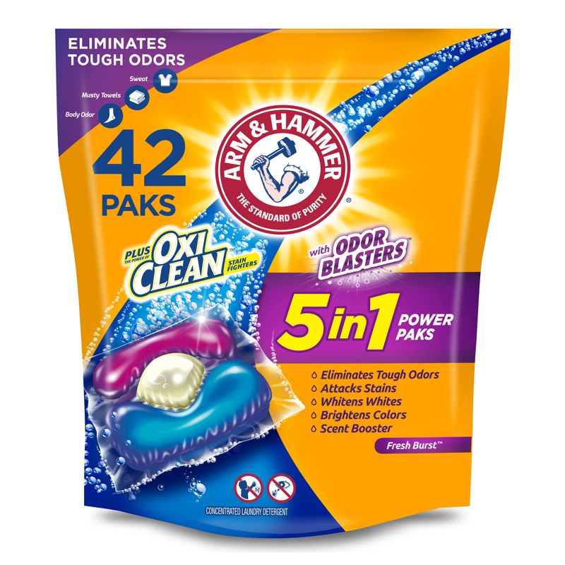 Arm &#38; Hammer Plus OxiClean with Odor Blasters - 42ct/29.6oz, 1 of 13